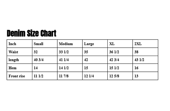 !King L denim (PREORDER)