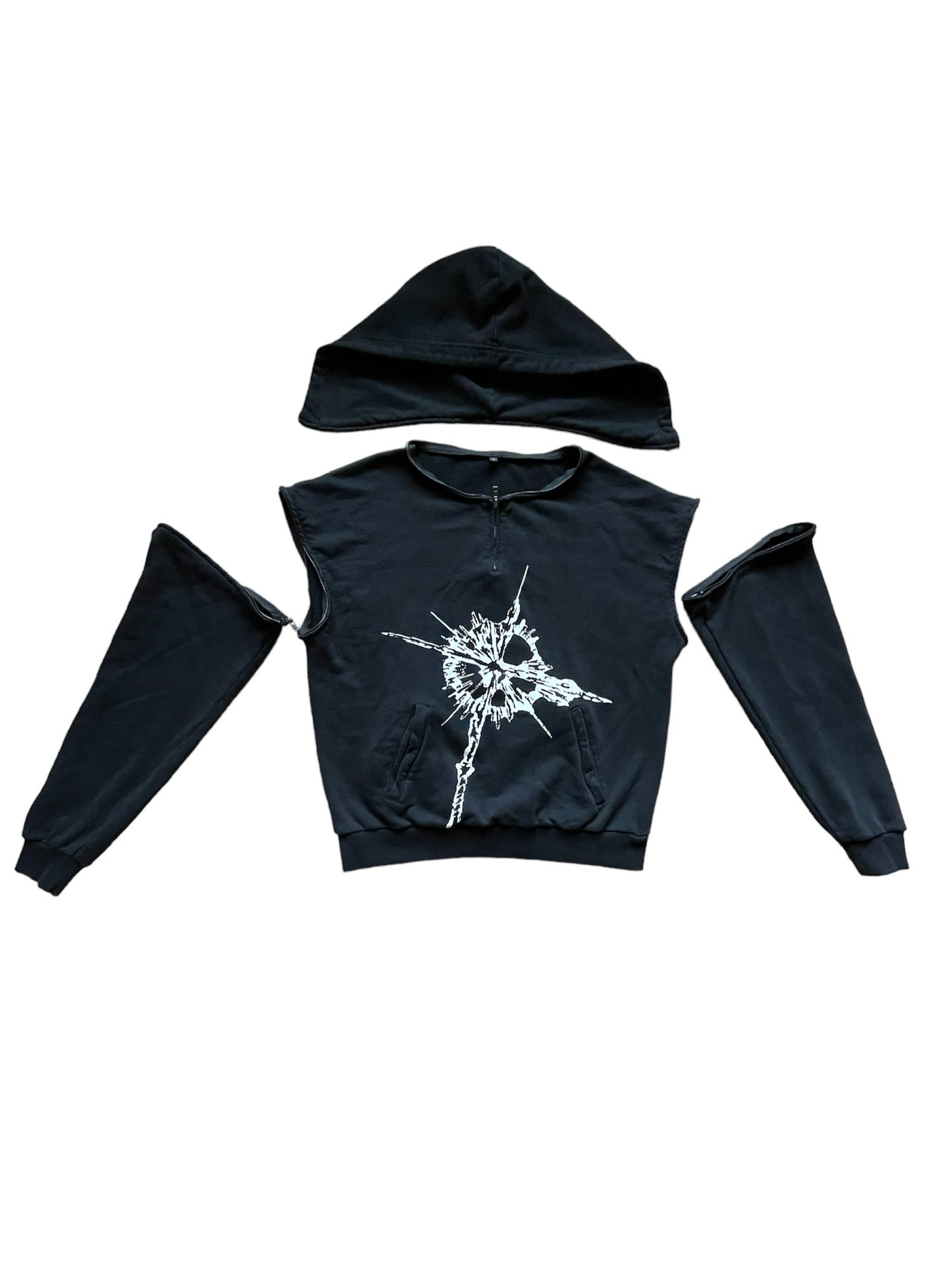D Note Detachable Hoodie