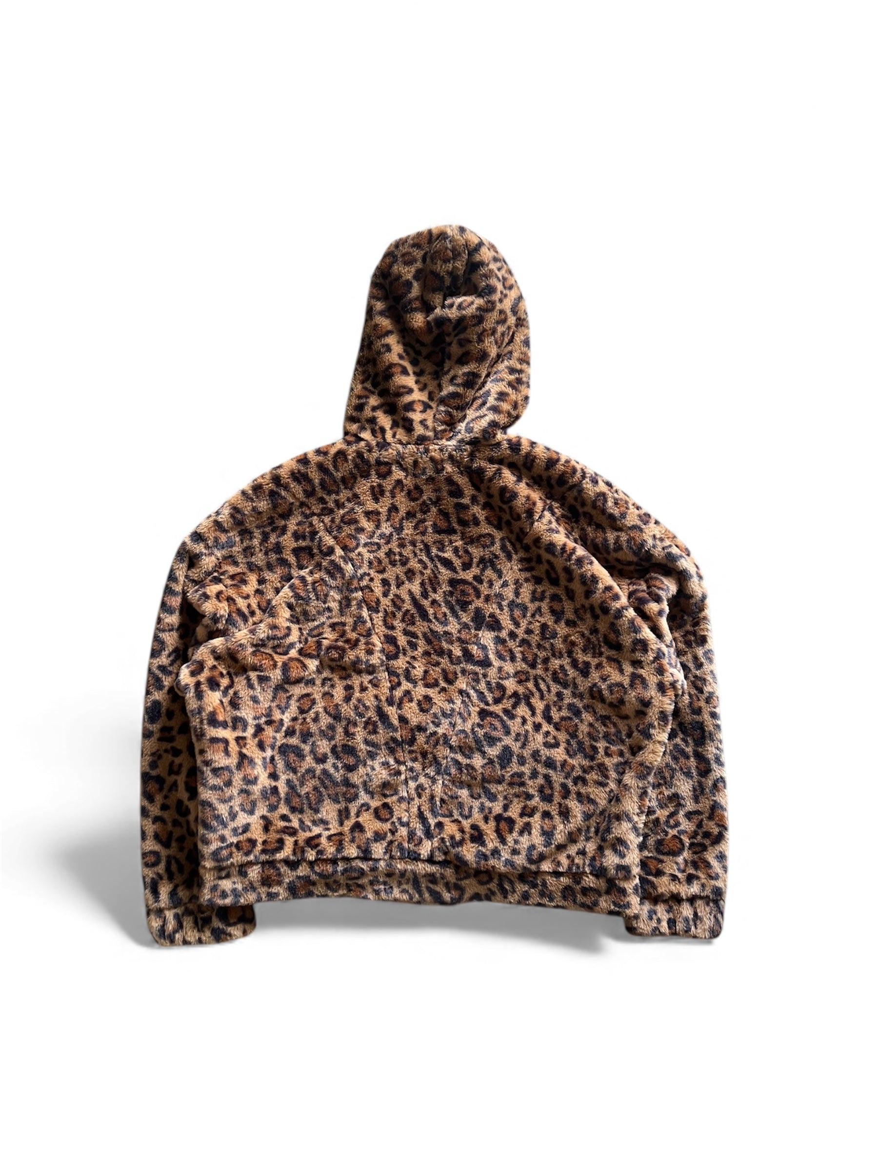 !NANA leopard Print Fleece jacket